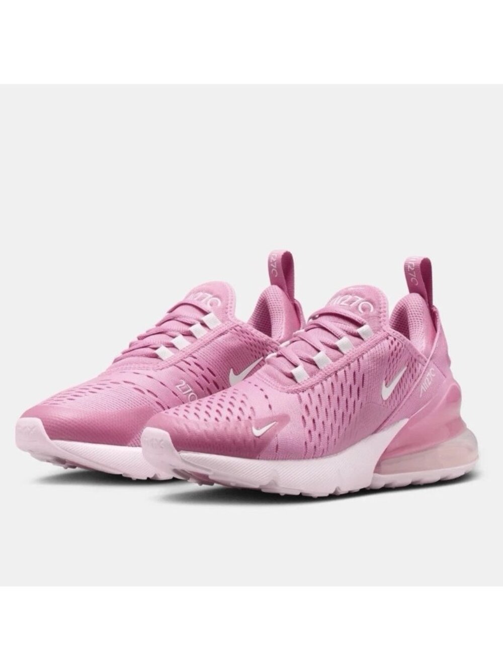 Nike Air Max 270 HQ1553-646 Magic Flamingo Size 7Y Youth / 8.5 Women's NBY